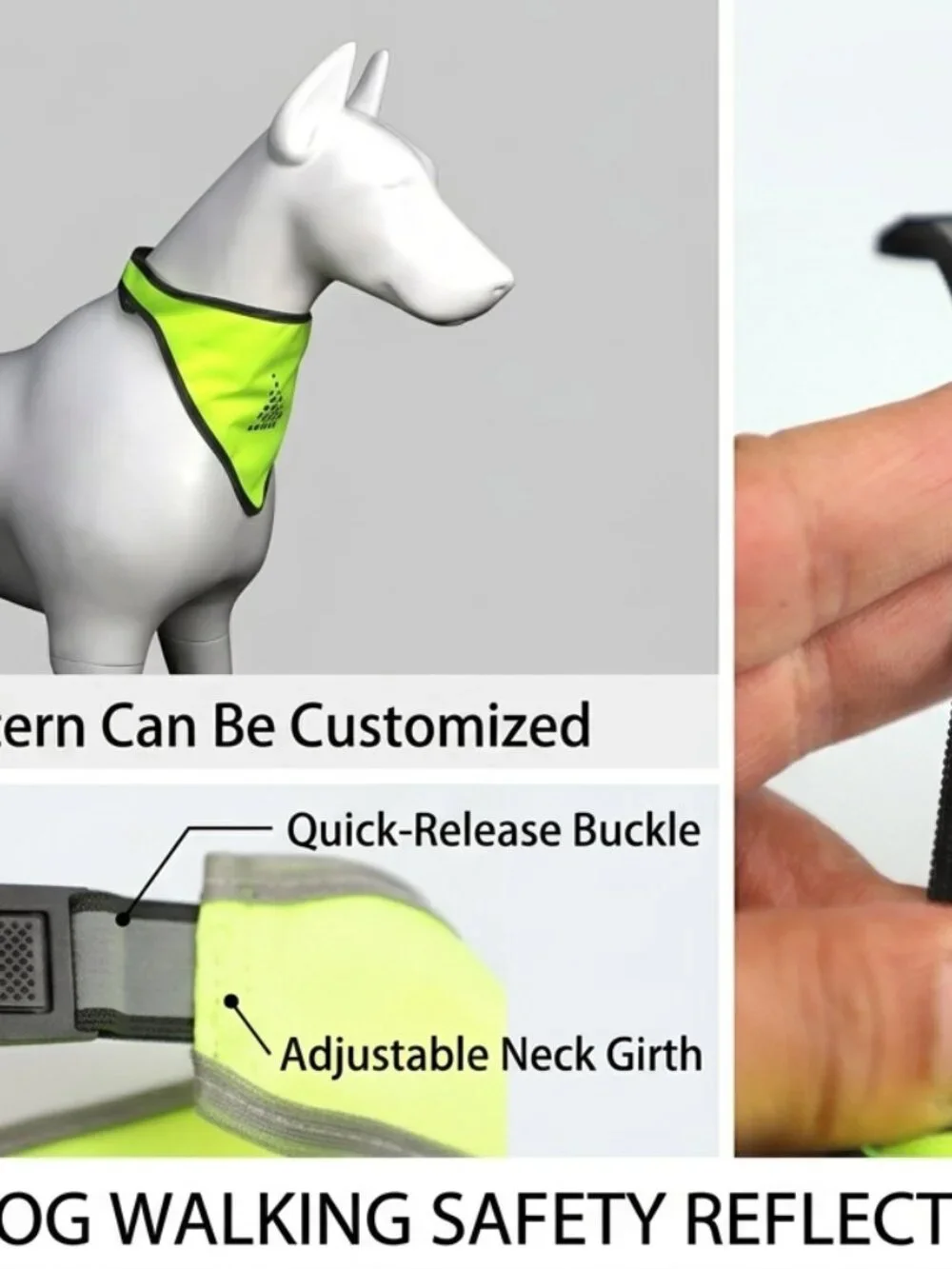 Glow-in-the-dark, but it needs to be exposed to light first to glow. Durable si